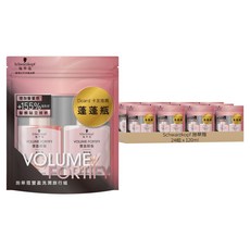 Schwarzkopf 施華蔻 台灣公司貨 豐盈洗潤旅行組 60ml + 60ml, 24組, 120ml