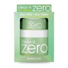 바닐라코 클린잇제로 포어 클래리파잉 토너 패드 60p + 클렌징밤 25ml, 1세트