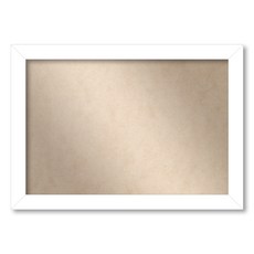 木質相框, 白色的