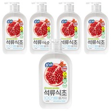 Chamgreen 紅石榴食醋洗碗精, 470g, 5瓶