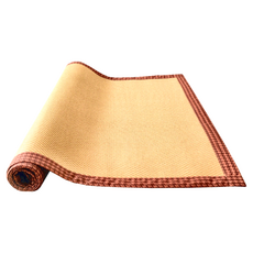 神田職人 3D加厚柔藤透氣涼蓆C 台灣製天然纖維格紋編織涼蓆