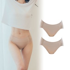 A-One 女性無痕安心生理褲 3件組, 摩卡色