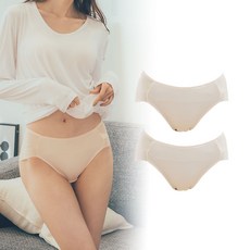 A-One 女性無痕安心生理褲 3件組, 米色