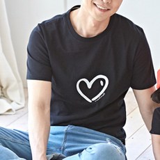 monfimafi 男女共款心形短T
