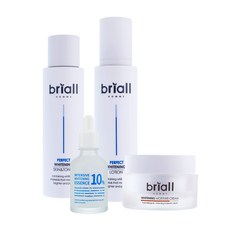 briall HOMME 男士中乾性保濕爽膚水 120ml + 乳液 120ml + 保濕霜 50ml + 精華 50ml 套組, 1套