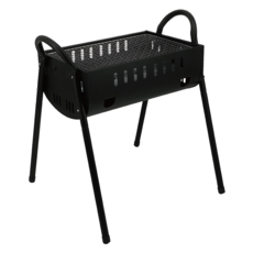 點秋香 台式420型高腳碳烤爐, 組裝簡單 收納方便 燒烤聚會最佳 爐底加深 更通風 火力更大 3~5人使用, 52 x 54 x 45cm, 1個