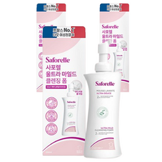 Saforelle 絲膚潔 女性私密溫和清潔慕斯, 250ml, 3個