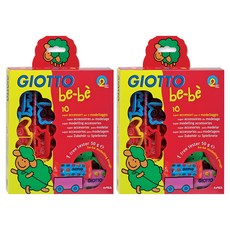 한가람아트타운 GIOTTOBEBE 고급칼라점토툴 세트, 2개, 혼합 색상
