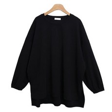 린다샵 레미네 언발 소매밴딩 루즈핏 롱 티셔츠 cpt15759k48