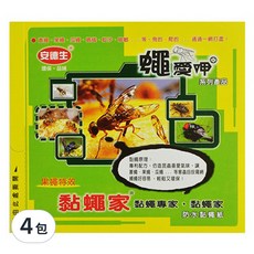 安德生 蠅愛呷 防水黏蠅紙 果蠅特效, 5片, 4包