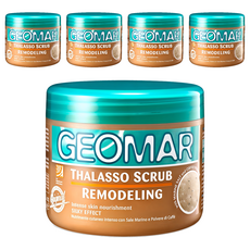 Geomar 吉兒瑪 死海礦物精油身體磨砂膏 摩洛哥堅果油, 600g, 5罐