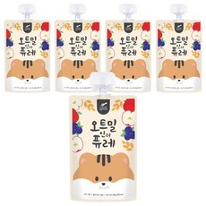 Little Spoon 燕麥纖泥, 蘋果藍莓燕麥口味, 5包, 100g