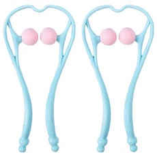 EORIN 頸椎頸部按摩器, 2個, 天藍色
