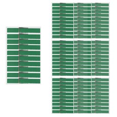 Uniart 1000 木製夾子 特大 (7.2cm) 9入, 綠色