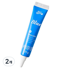 브레드가든 아이싱칼라 식용색소 블루, 25g, 2개