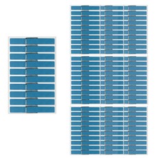 Uniart 1000 木製夾子 特大 (7.2cm) 9入, 藍色