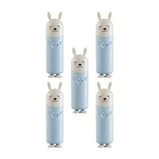 Thezaka Love You 兔牙刷盒, 藍色, 5個