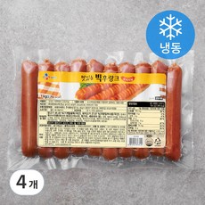 CJ씨푸드 맛있는 빅후랑크 오리지널 (냉동), 1kg, 4개