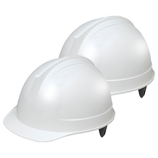 DONGMYUNG 頭盔型安全帽 DMS-1001F, 2個, 象牙白