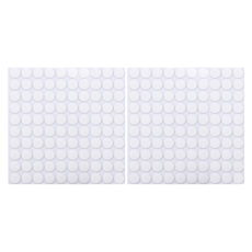 KONAME 高強度圓形雙面膠帶 10mm 4W138 100個, 透明, 2個