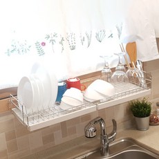 ENEX 掛勾式碗盤架, 白色