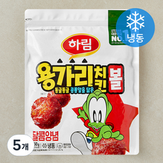 하림 용가리치킨볼 달콤양념 (냉동), 450g, 5개