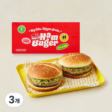 그린래빗 스테이크버거 2개입, 380g, 3개