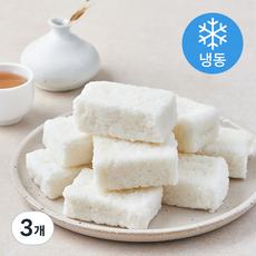 착한떡 우유백설기 (냉동), 45g, 3개, 10개입