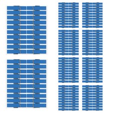 Uniart 1000 木夾 中 (3.5cm) 18入, 藍色, 10入