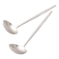 TABLE Art. Avella 迷你湯勺, 霧面銀, 2個