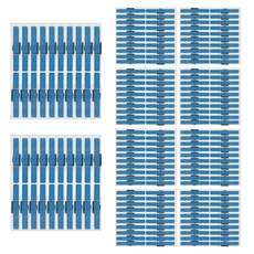 Uniart 1000 木夾 小 (2.5cm) 18入, 藍色, 10入