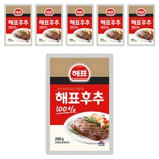 [해표] 순후추, 200g, 6개