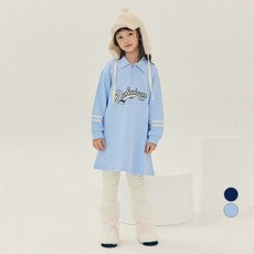 OWLEYBARN 女孩 Laura 半拉鍊拉絨連身裙