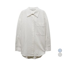 미쏘 여성용 코튼 도비 셔츠