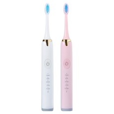 ULTRADENT 希爾頓 馬卡龍三色電動牙刷 + 刷頭, 顏色隨機, 2個