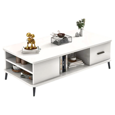 Horla 賀啦 生活家具用品 輕奢客廳桌 CJ013003N11V01 120 x 60 x 40cm, 白色