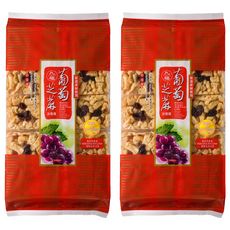 九福 葡萄芝麻沙琪瑪 10包, 400g, 2袋