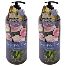 O'LISE 歐黎絲 秘玫花境香水沐浴乳, 1L, 2瓶