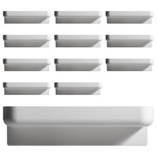 Ants 圓角設計黏膠收納盒小號, 單色, 12個