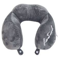 enjoylife 羅倫駝峰頸枕 KS-02205-GY, 30 x 30 x 12cm, 瑪瑙灰