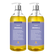 아로하트리즈 바디오일 라벤더 로즈마리, 1L, 2개