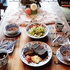 Royal Arita Zbel 宴會廳早午餐餐具套組 2 人, 混色, 餐具 10入