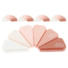 KUANGCAI 그라데이션 삼각 수정테이프 6종 세트, 로즈핑크, 5세트