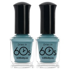 위드샨 60초 매니큐어, M24블루문, 9ml, 2개