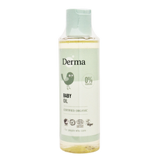 Derma 寶寶有機按摩浴油，0%香料，0%染料, 1瓶, 150ml