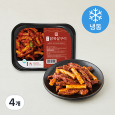 봉식이네 녹진한 양념 닭목살 구이 (냉동), 400g, 4개