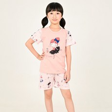 Kids Line 女童芭蕾舞鞋 5 件套夏季短袖連衣裙上下套裝