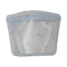 Stasher 碗形矽膠密封袋-淡花白 236ml, 迷你(XS), 1個, 1入