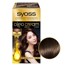사이오스 올레오크림 염색제, 4N리치초콜릿, 1개