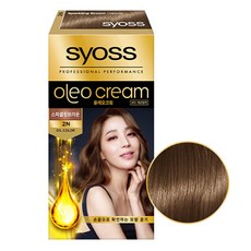 사이오스 올레오크림 염색제, 2N스파클링브라운, 1개